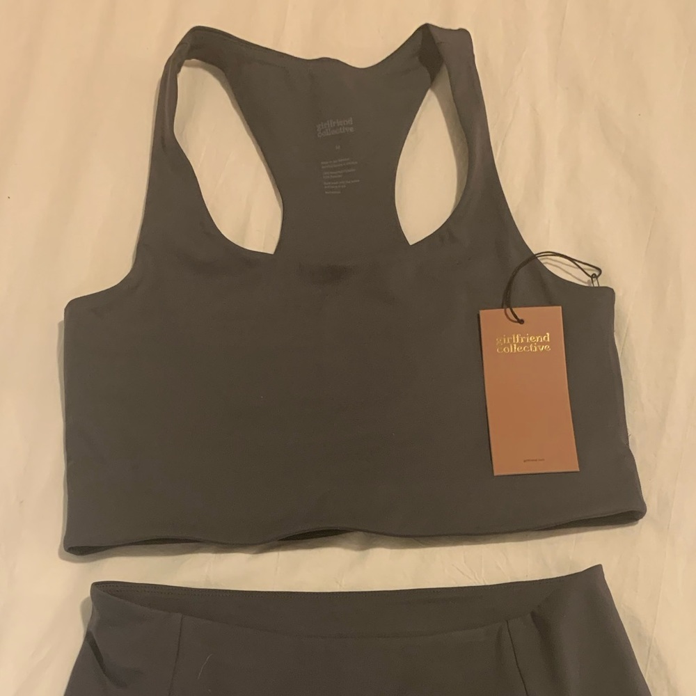 Girlfriend Collective Paloma bra and biker short